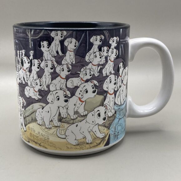 Vintage  Authentic Walt Disney's 101 DALMATIANS Coffee Tea Mug Made in Japan - Picture 1 of 5